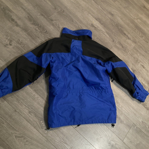 Vintage Columbia Double Whammy Men’s Ski/Snowboard Jacket S in Blue Black Retro! - Picture 13 of 14